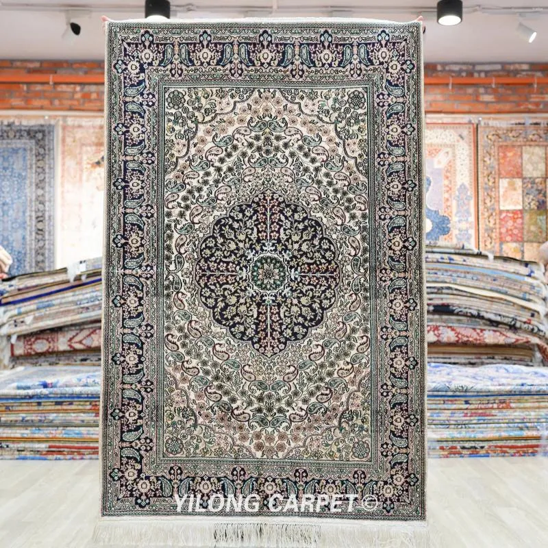 Carpets 91x152cm Conception florale de tapis persan exquis