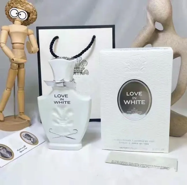 Parfüm Düfte für Frauen Liebe in weißer EDP Lady Parfums 75ml Spray Probe Display Kopie Designer Marken Charm Eau de Parfume W9211922