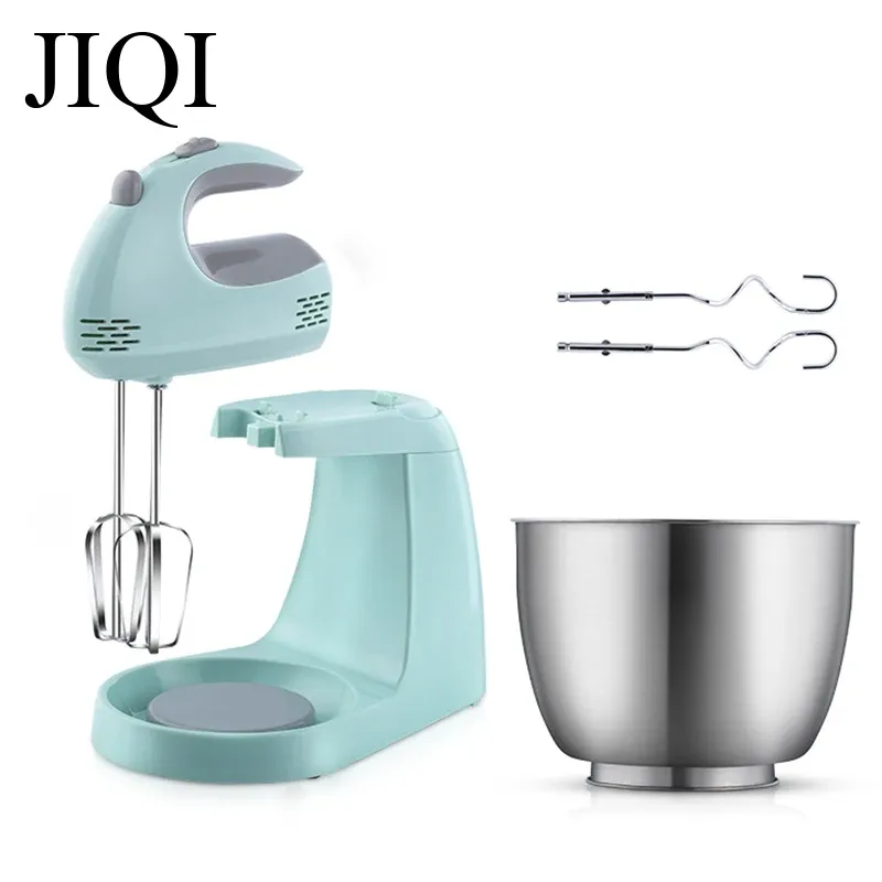 Blender JIQI 7 Speed Electric Cake Batter Stand Mixer Food Mixing Machine Handheld Mini Whisk Eggs Beater Blender Whipping Cream Dough