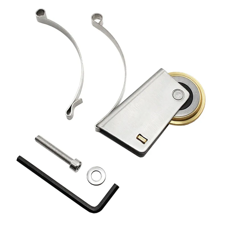 Wardrobe Closet Sliding Door Pulley Stainless Steel Bathroom Partition Glass Brass Wheel Furniture Caster Hardware Part