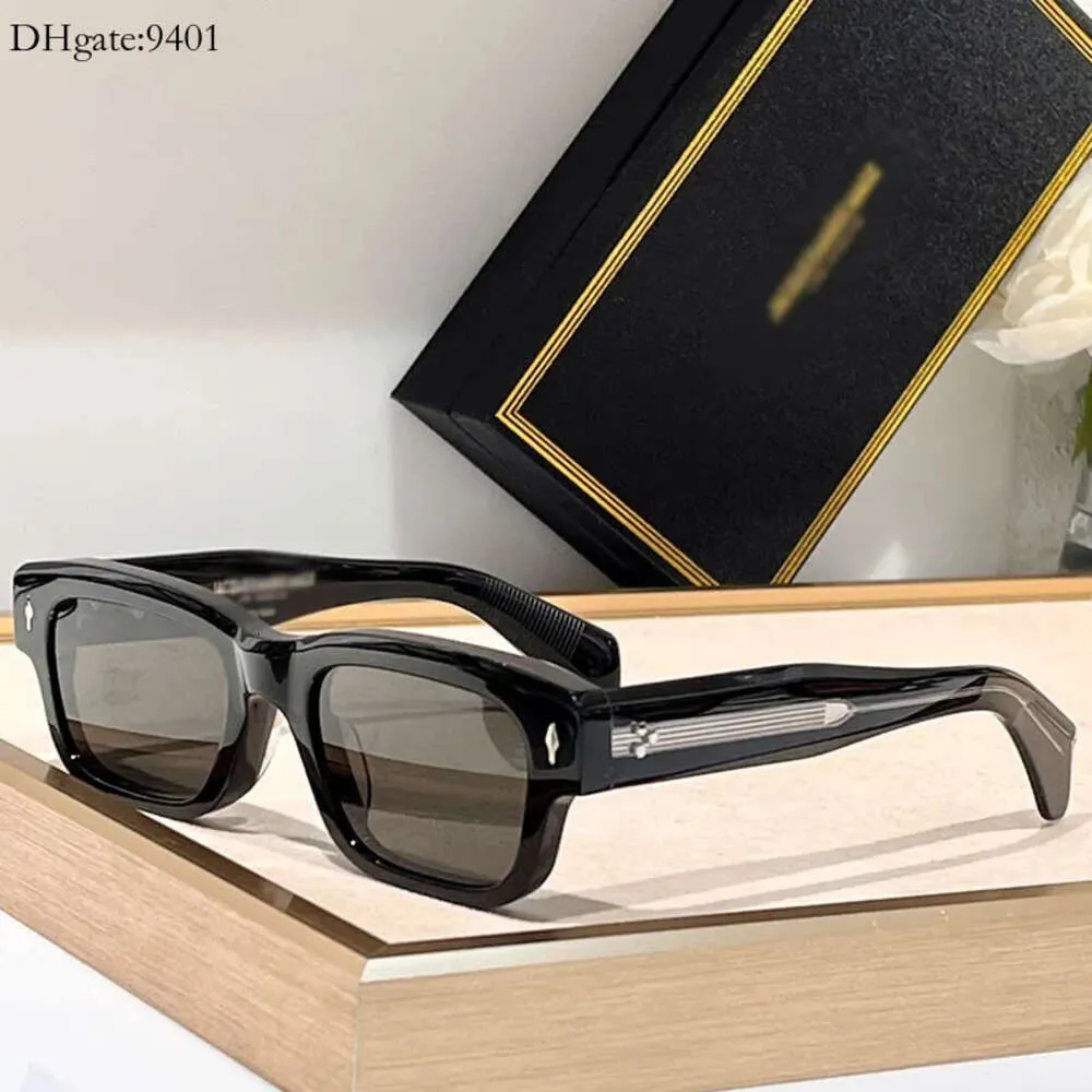 Männer und Designerinnen Frauen Brille Sonnenbrille Mode Jeff Handmade Gläses Klassische Luxus -Retro -Stil -Qualität einzigartige Design Chunky Rahmen Original Box Hmade
