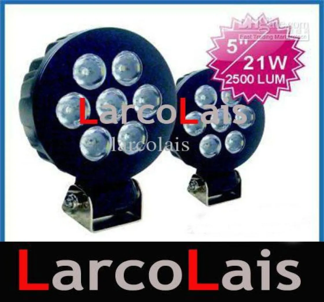 2 x 21w 5quot offroad körning Spotlight bil SUV LED Work Light8573718