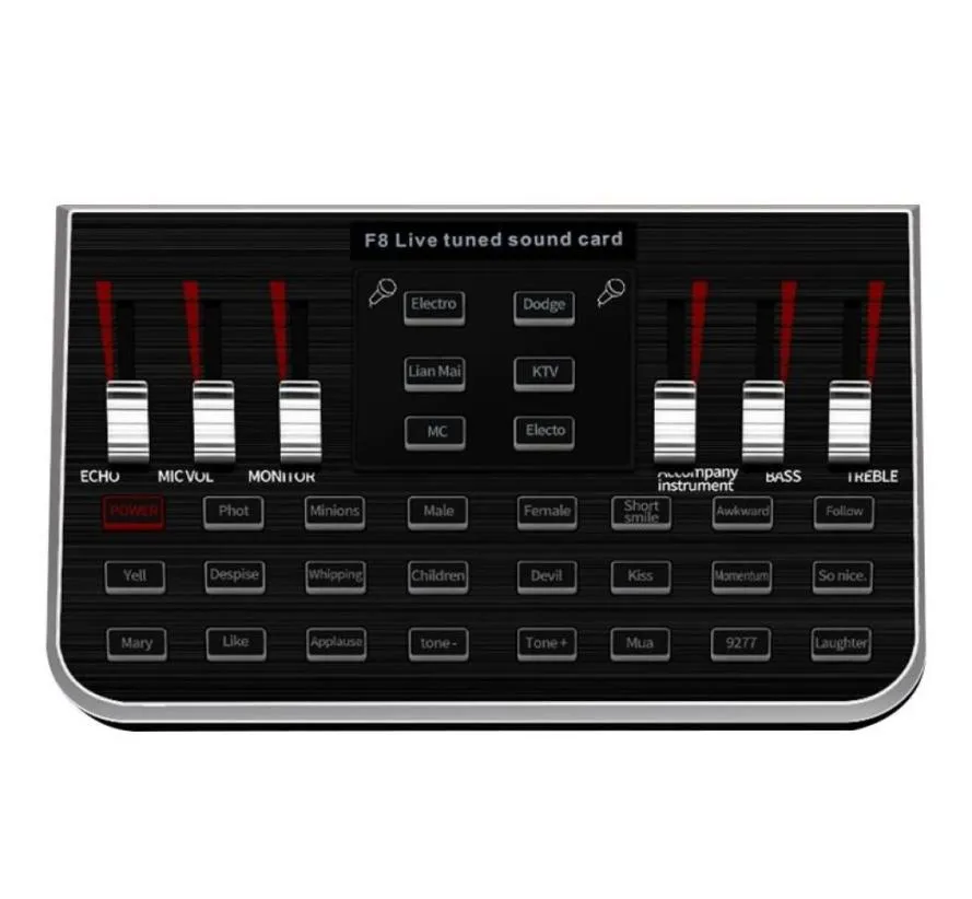 Musiksynthesizer -Tuning -Soundkarte o Anker Gesangsausrüstung Mobiltelefon Computer Mikrofon Sprachwechsel Mikrofone8942677