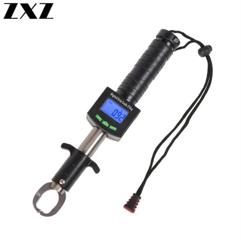 Digital Electronic Display Sea Fishing Grip with Weight Ruler Stainless Steel Clip Control Catcher Fish Tool Gripper Grabber291T3000735