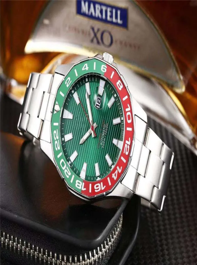 Herren Brand Watch Classic Quartz Edelstahl Männer lässige Uhren mit Kalenderuhr Relojes Hombre5207483