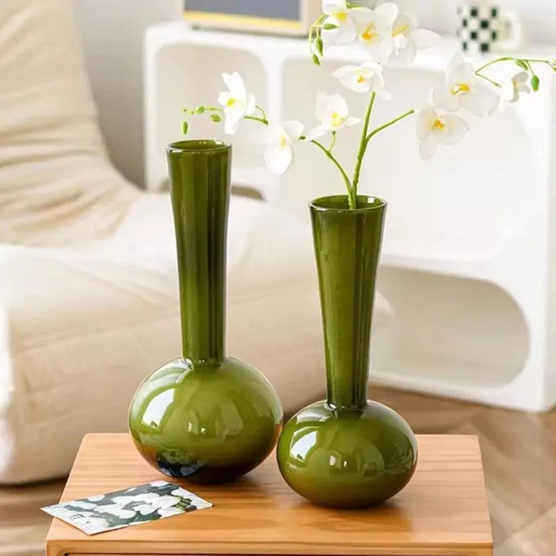 Vases Decoration Vase Original Ceramic Modern Round Wedance Ornement Unique European Nordic Minimalist Design Florero Decor Home