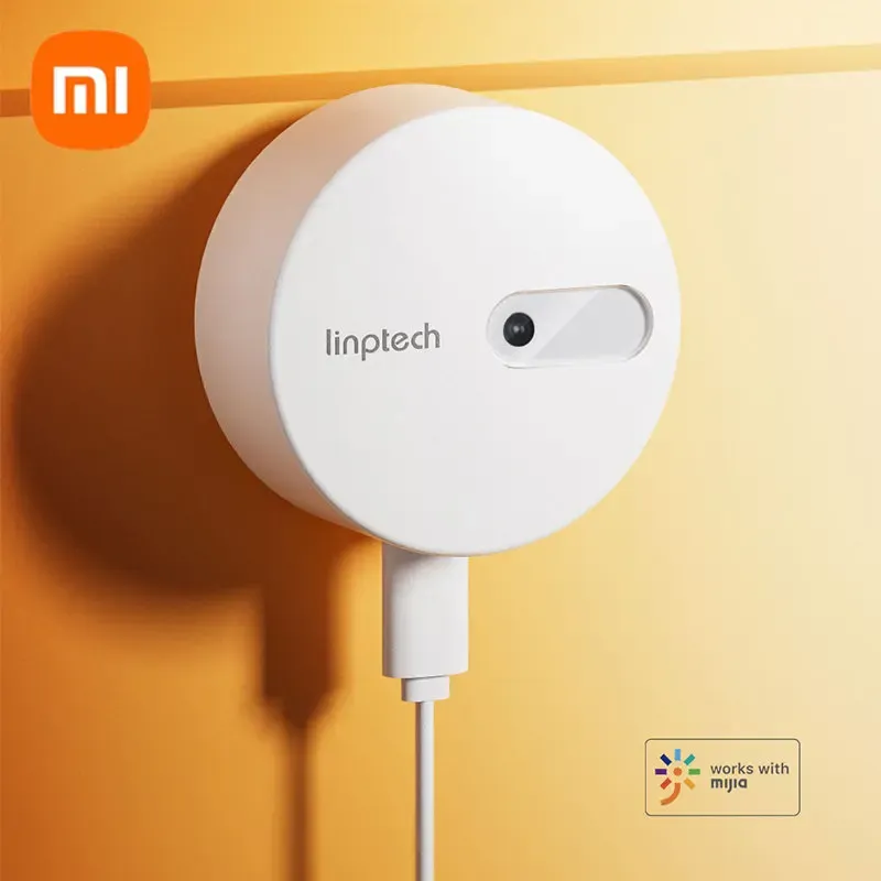 Accessories Xiaomi Linptech Human Presence Sensor ES1 Linkage Millimeter Wave Radar Inductive Static Human Recognition 6m Sensing Distance