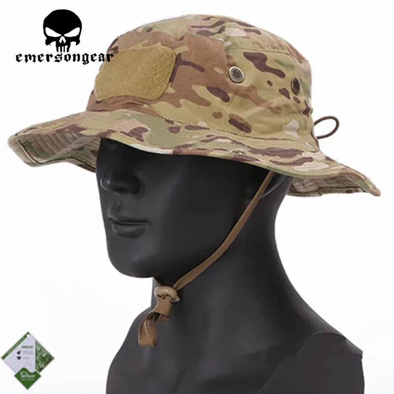 CAPS EMERSONGEAR TACTICAL BOONIE HAT CAP CAP HIKING HAT Multicam Outdoor Sport Fishing Hunting Hiking Camping Hat Mens Headwear Airsoft