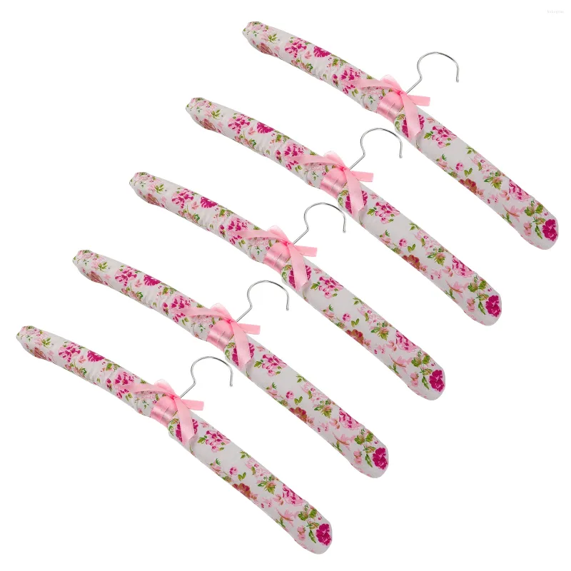 Opbergtassen 5 pc's broek hangers dames doek bloemen kleren winkel sponsrok rok gevotte geen bump jurk anti-skid dames