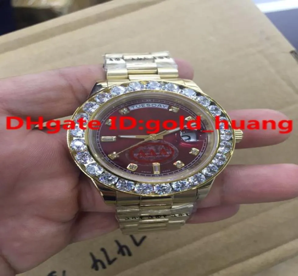 Luxury 43mm Gold Diamond MECCANICA ORGHIO ORGHIO BLU BLO BLOCI GREENCLARET GULES Dia