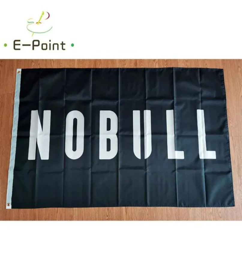 Bandeira de fundo preto do Nobull branco 35 pés 90cm150cm Bandeira de bandeira de poliéster Decoração Flying Home Garden Bandeira Festive Gifts8574190