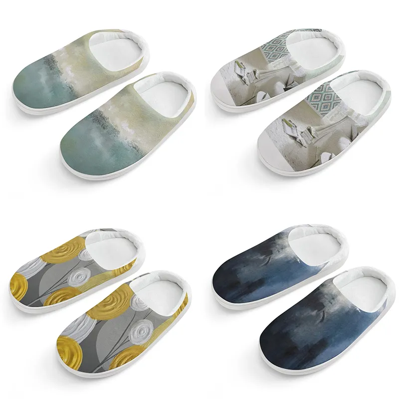 Gai Men Femmes Outdoor Womens Designer Sandals Summer plage Colorful Slides gris intérieure gris Slipper Fashion Slipper taille 36-45 A17-1