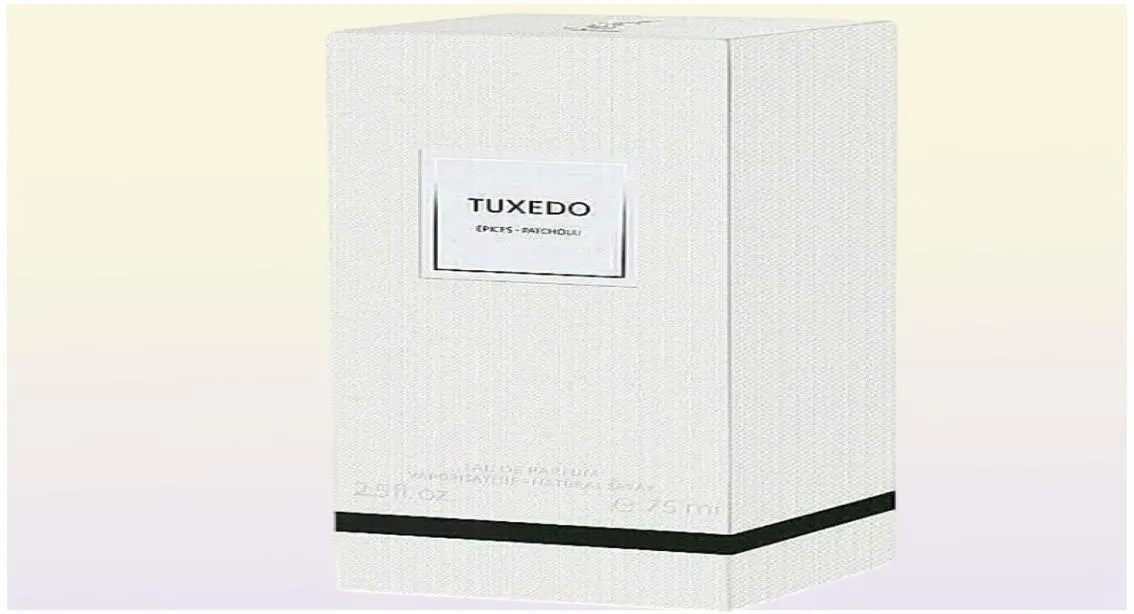 75ml Tuxedo Fragrance Party Party EDP Epices de colônia patchouli marca eau de parfum spray intenso melhor qualidade 25fl Oz Candles8173048