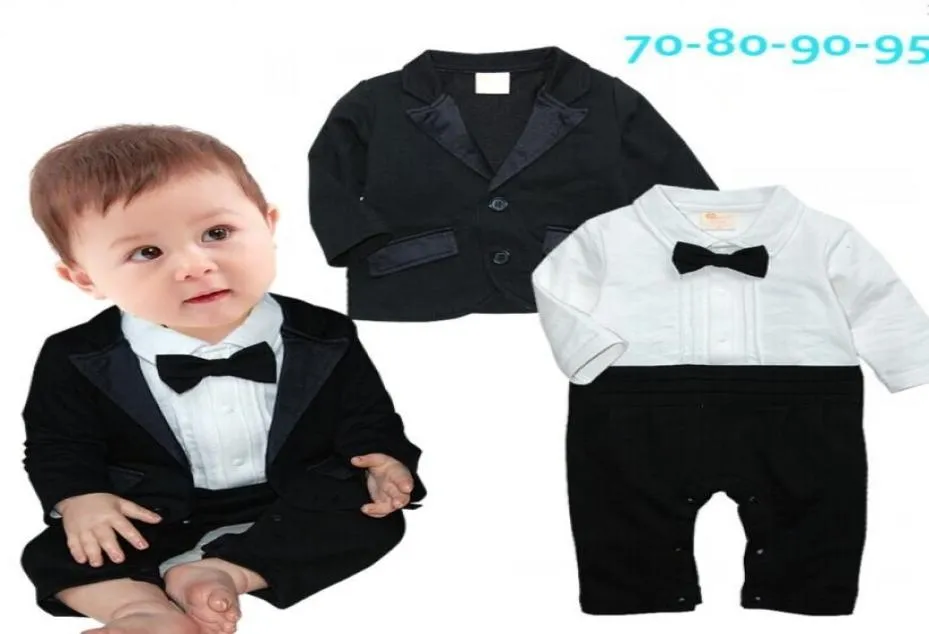 Baby Blazer Suit for Boys Gentlemen Cotton Baby Boy Clothes Set Long Sleeved Romper Jumpsuits and Jacket Infants4616449