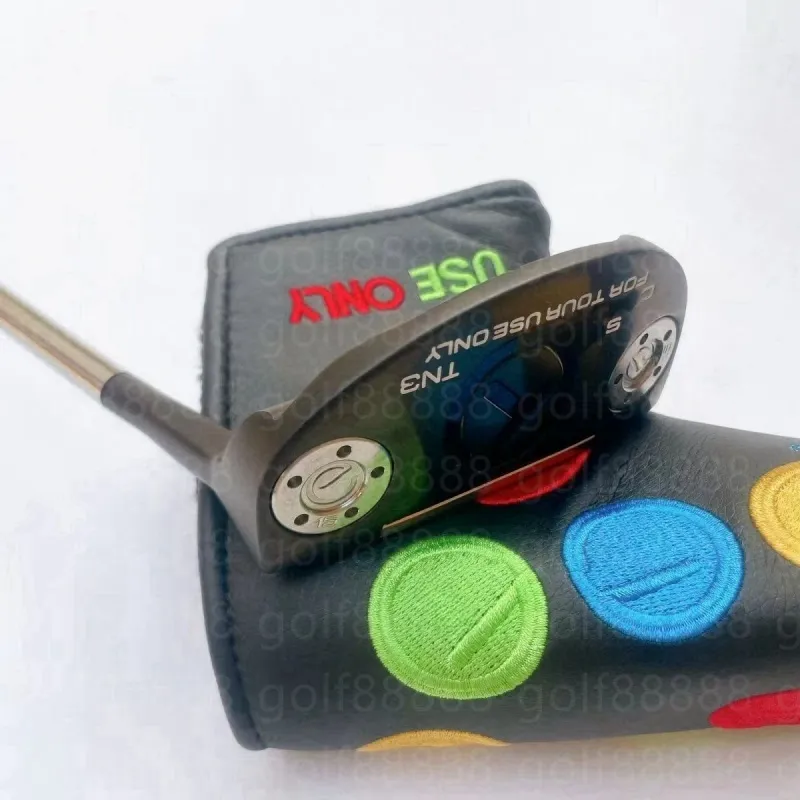 Putters Golf Clubs TN3 Circle T Putters Black Golf Putters 32/33/34/35 pouces avec couverture avec logo