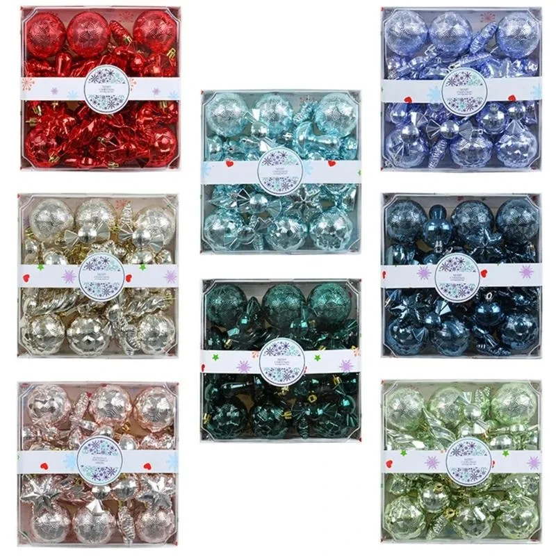 Party Decoration Christmas Ball Collection 28pcs Balls Ornaments For Tree