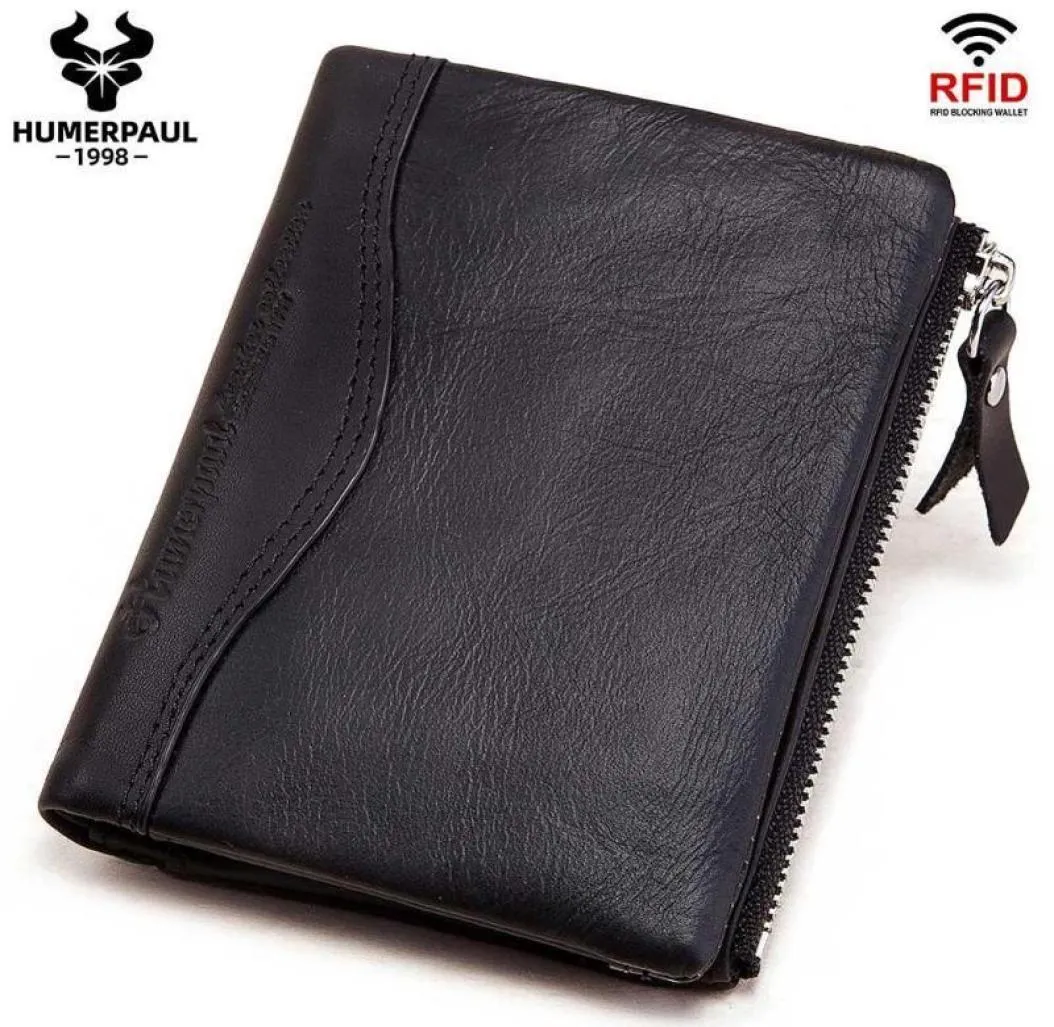 Cow Leather Wallets Men Korte munt Purse Male mode Kleine kaarthouder voor klemkwaliteit Designer Money Bag1538877777