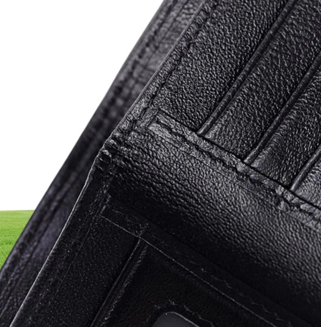 Wallets Carteira Masculina Luxurious High Grade Sheep Skin Knitting Style Men Wallet 2021 Fashion Men039s Purses Three On s9167071