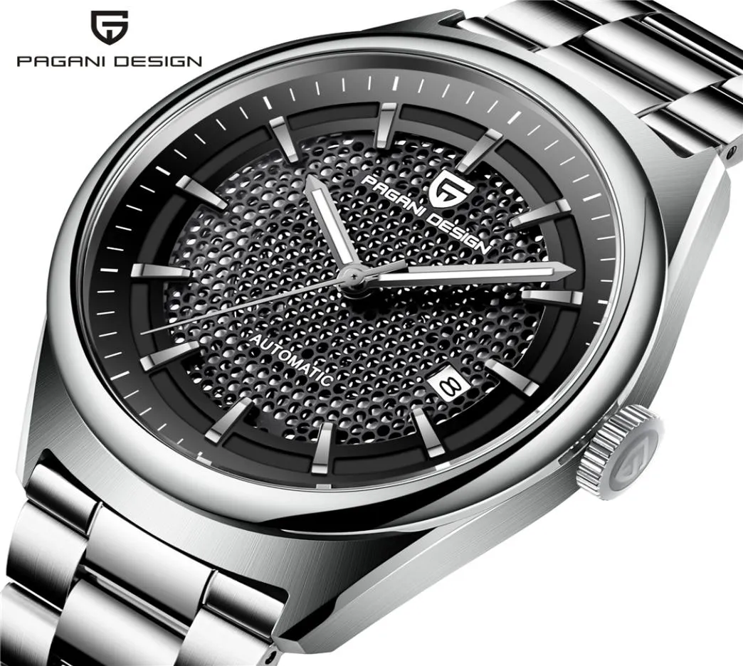 Relojes Hombre 2019New Pagani Design Brand Men039s Luxury Mécanique montre en acier inoxydable Affiche Mélange militaire Horloges M2709113