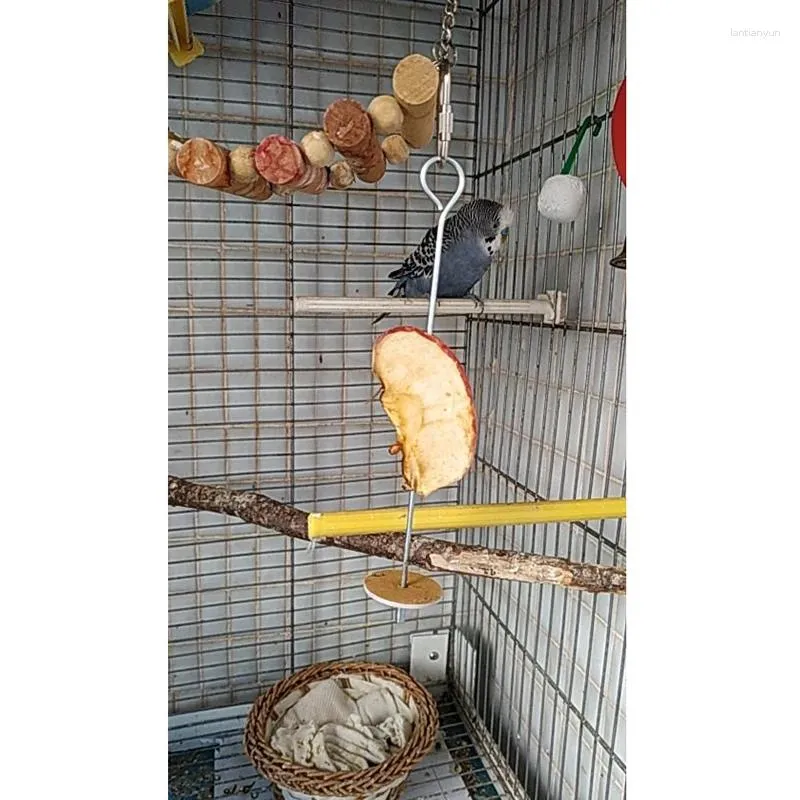 Outros pássaros suprimentos de pássaros alimentadores Pet Parrot Birds Holder de alimentos Suporte