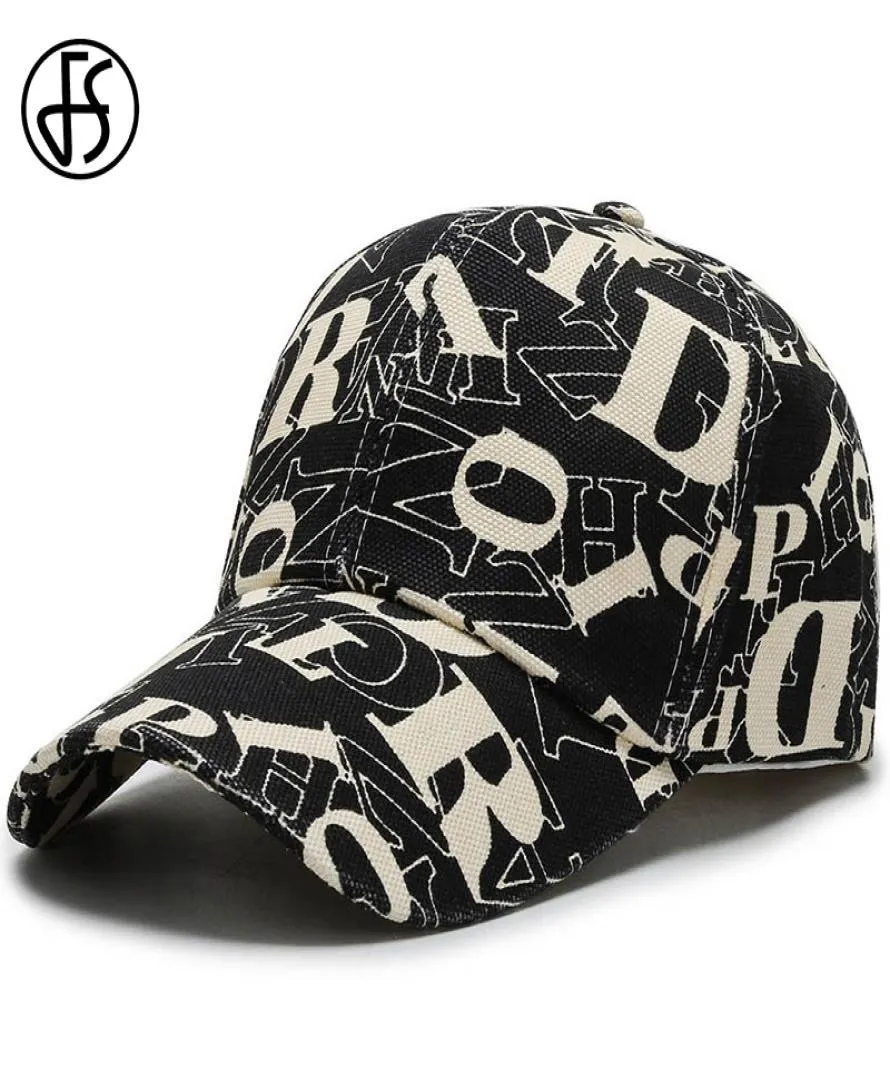 FS New Trend Baseball Caps for Men Snapback Alphabet Casquette Hip Hop Mulheres esportivas ao ar livre Chapéus Gorras para hombre T200612796015