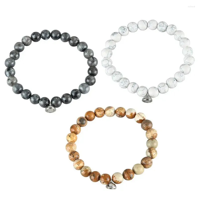 Strand Fashion Tiger Eye Bracelet for Man Women Natural Stone Elastische vrouwelijke mannelijke glas Glas kralen Heal Sieraden