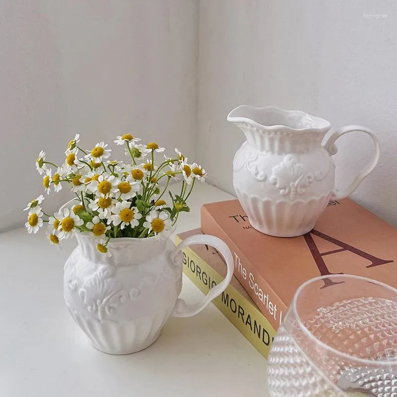 Вазы белый для декора ваза минимализм дома цветы фермерский дом богемен