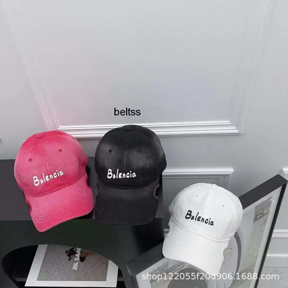 Internet Famous Belenciaga Versão Correta Carta Paris Baseball Cap tendência