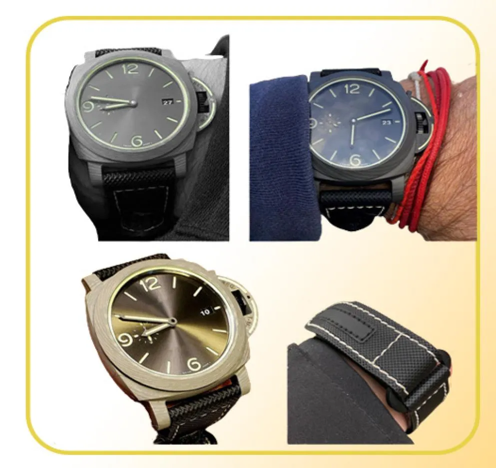24mm yeni stil naylon fiber noctilcent watch band pam için uygun 01662 01119 Yüksek kaliteli bilezikler kanca döngü kayış erkekleri TO1379311