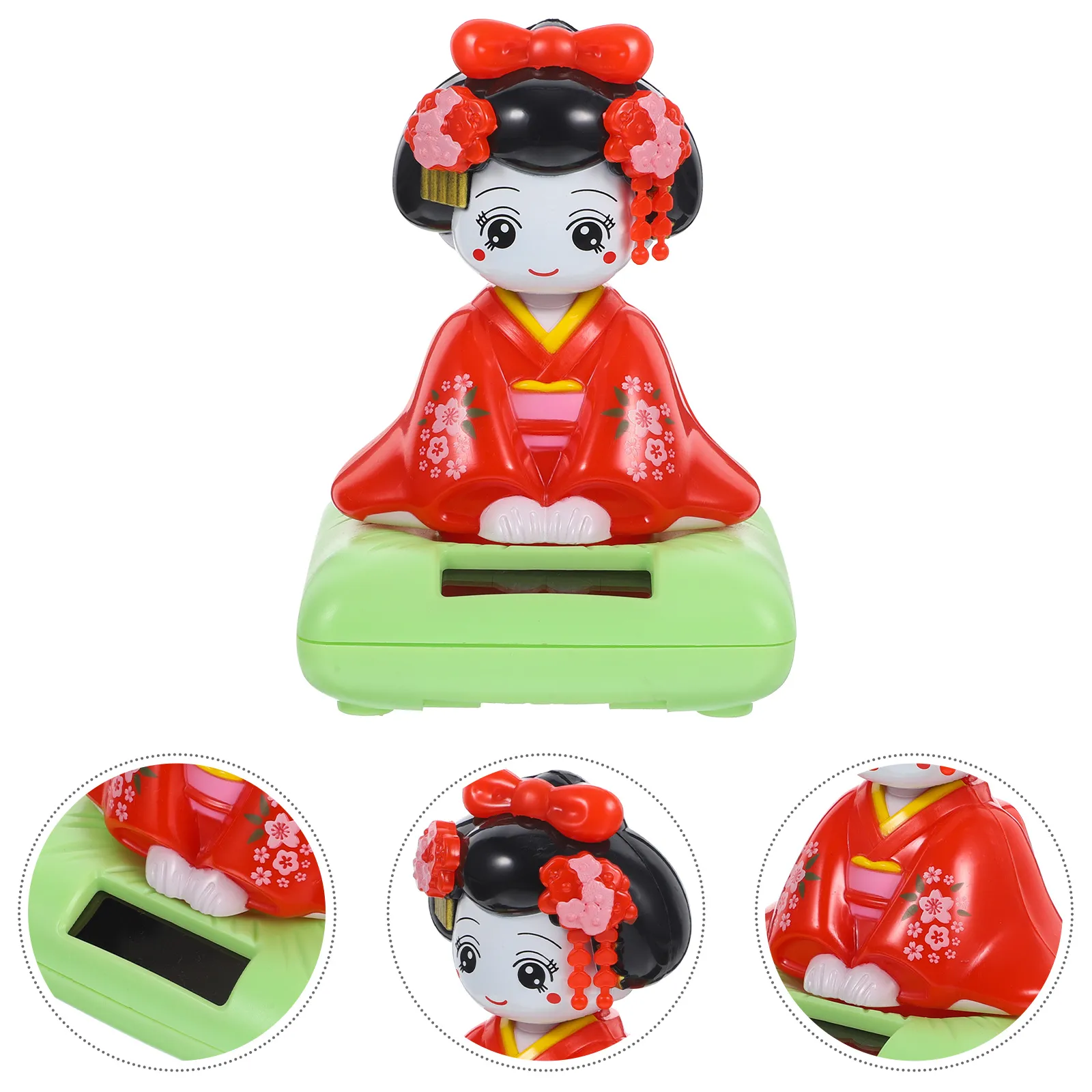 japanese toys おもちゃ Amazon.com: A Sitting Geisha Girl Solar Powered Japanese