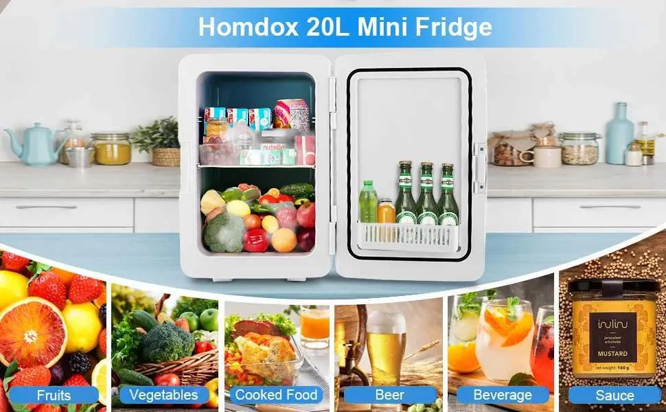 Homdox 20L Mini Fridge