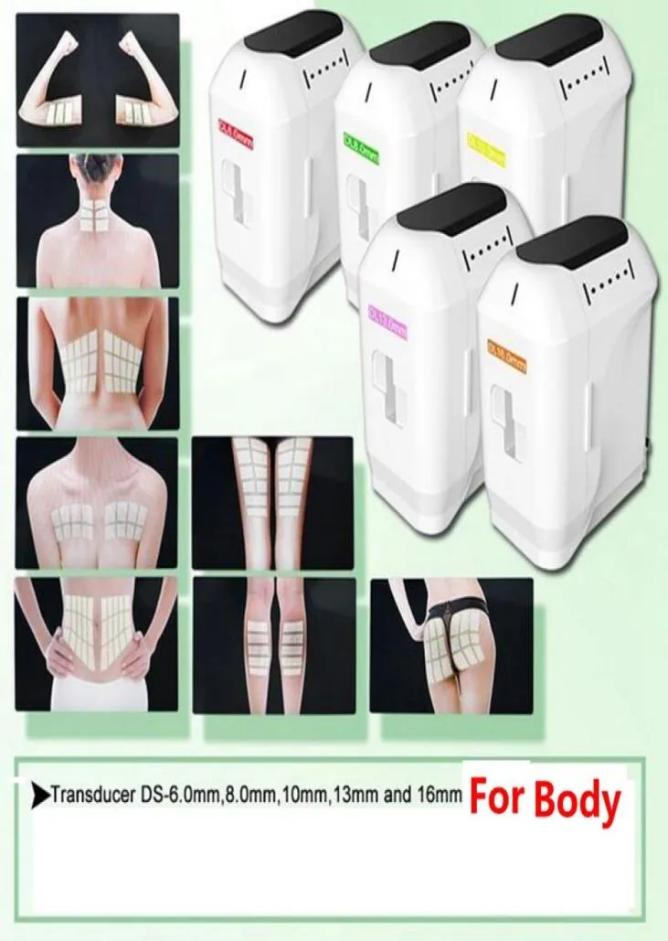 3D 4D HIFU Machine -cartridges 20000 SS Hoge intensiteitsgerichte ultrasone face lift Body Slank Skin Skin Tifting2894408