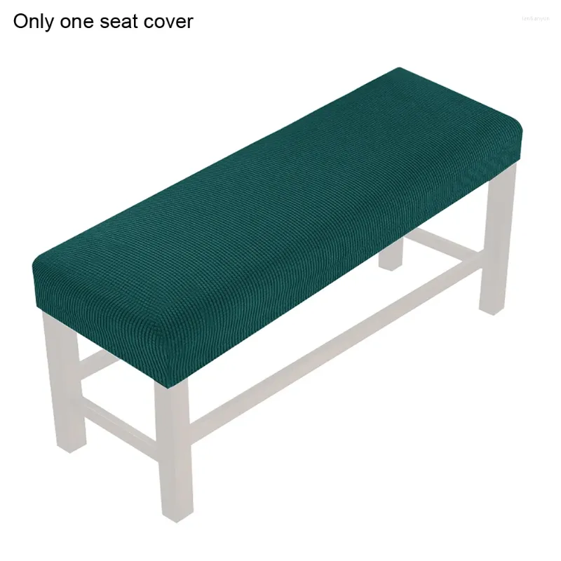 Couvre-chaise siège Restaurant intérieur maison salle à manger meubles pliants en polyester non glissant couverture de banc de banc amovible soft lavable