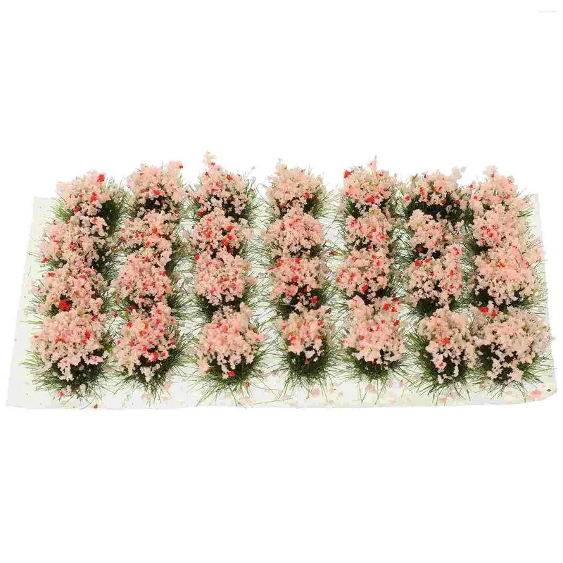 装飾的な花の花クラスターモデルホーム装飾フェイクシミュレーションミニチュア植生樹脂パーティー飾りDIY偽の装飾