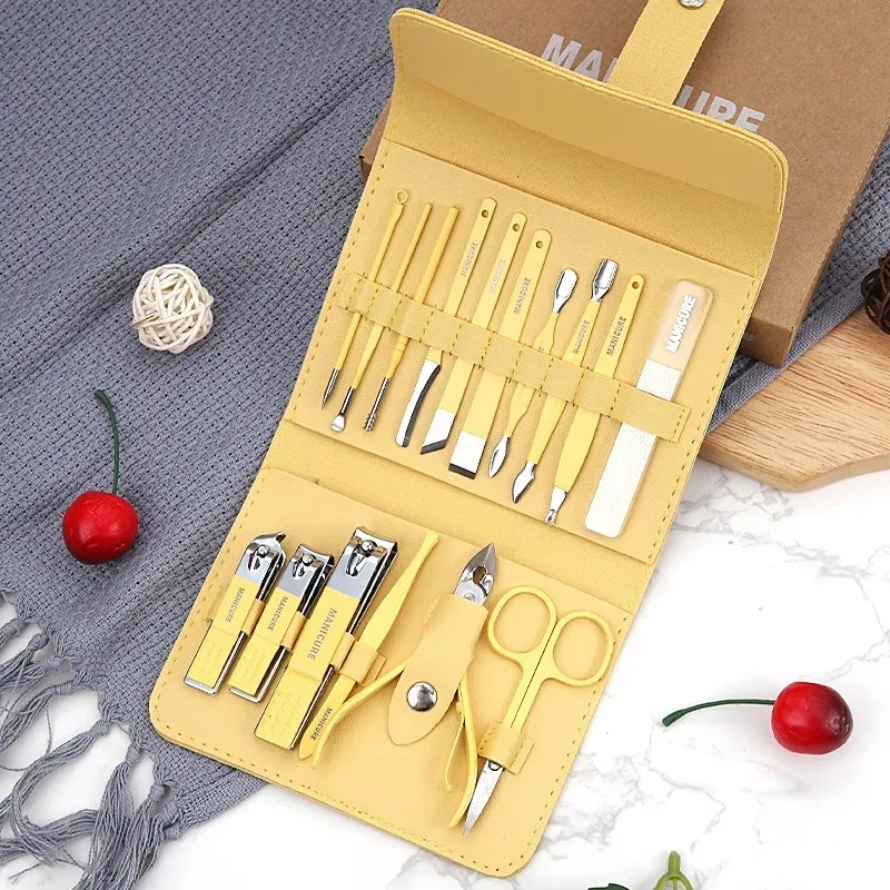 Nagel Clipper-Set ein komplettes Set neuer hochwertiger Männer und Frauen auf speziellen Nägeln geschnittene Nagelschneidemittel-Pediküre-Werkzeugboxen
