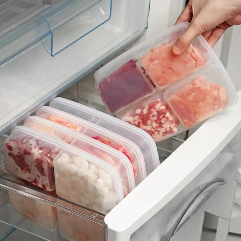 Storage Bottles 1Pcs Portable Fresh-keeping Sealed Refrigerator Organizer Compartment Container Vegetable Case Crisper Box