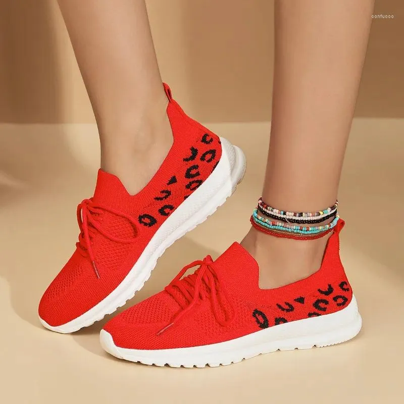 Casual Shoes Female On Sale 2024 Lace Up Women Vulcanize Autumn Breathable Mesh Outdoor Walking Flat