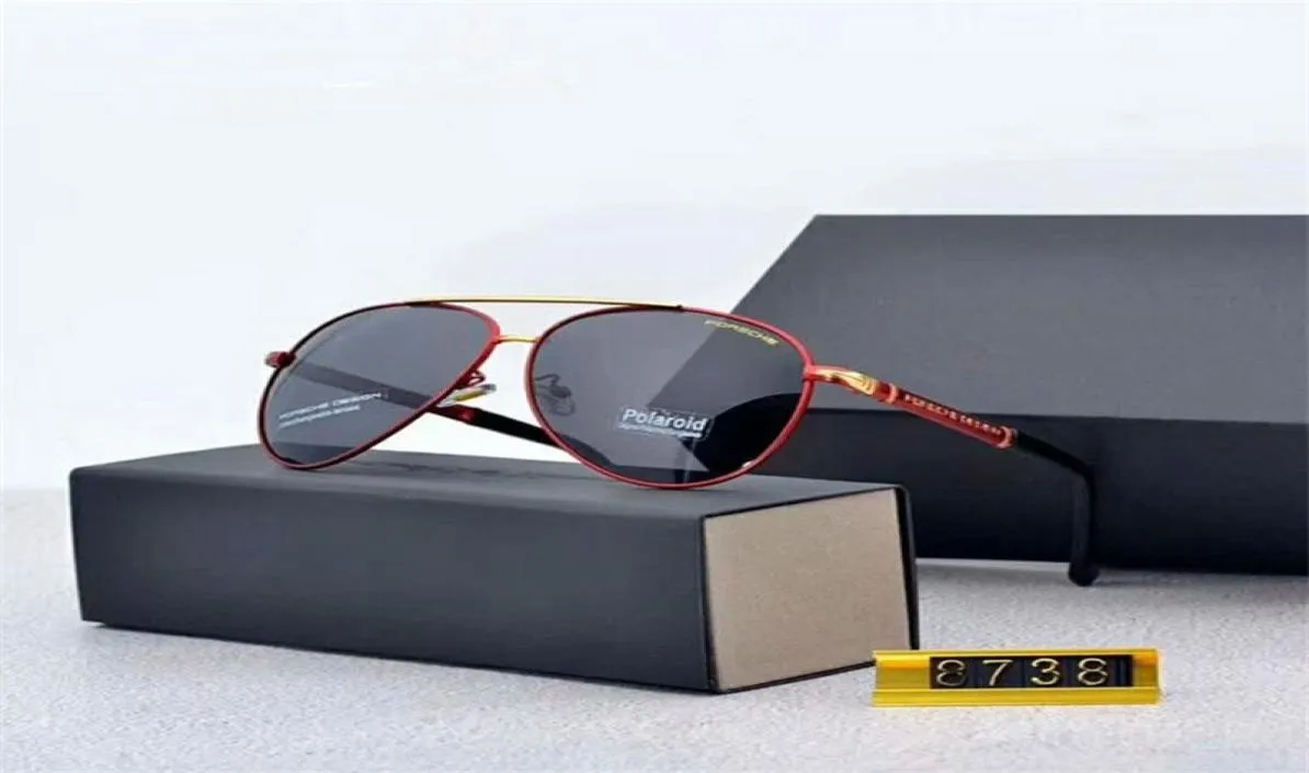 2021 luxury sunglasses Porsche men039s glasses women039s polarized Sunglasses driving toads outdoor 8738 wan2731657