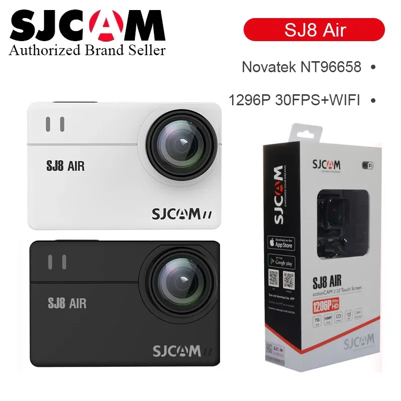 Cameras SJCAM SJ8 Air Action Camera Sports 1296P DV4K WiFi Remote 30m Underwater Waterproof SJ Outdoor Sport Camera