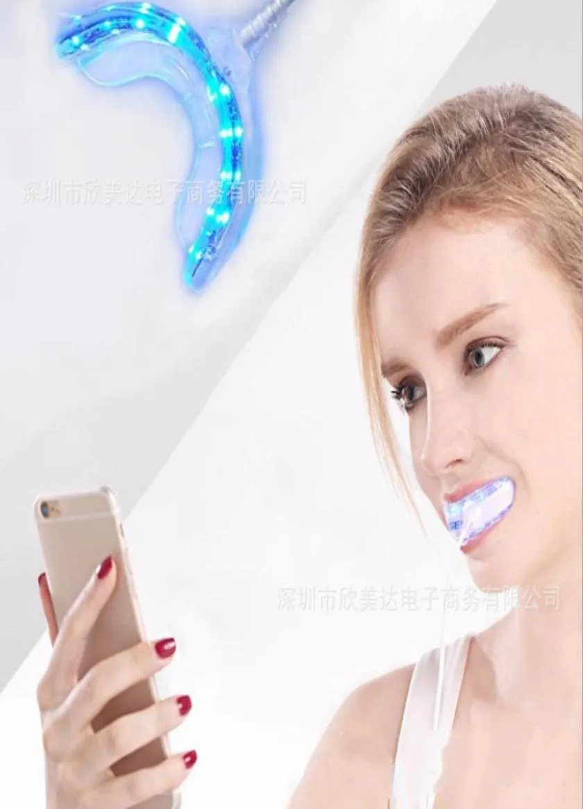 Zęby LED Urządzenie wybielające żel System wybielania zębów Przenośna wybielacz dentystyczny USB Ładowanie zębów domowych narzędzie