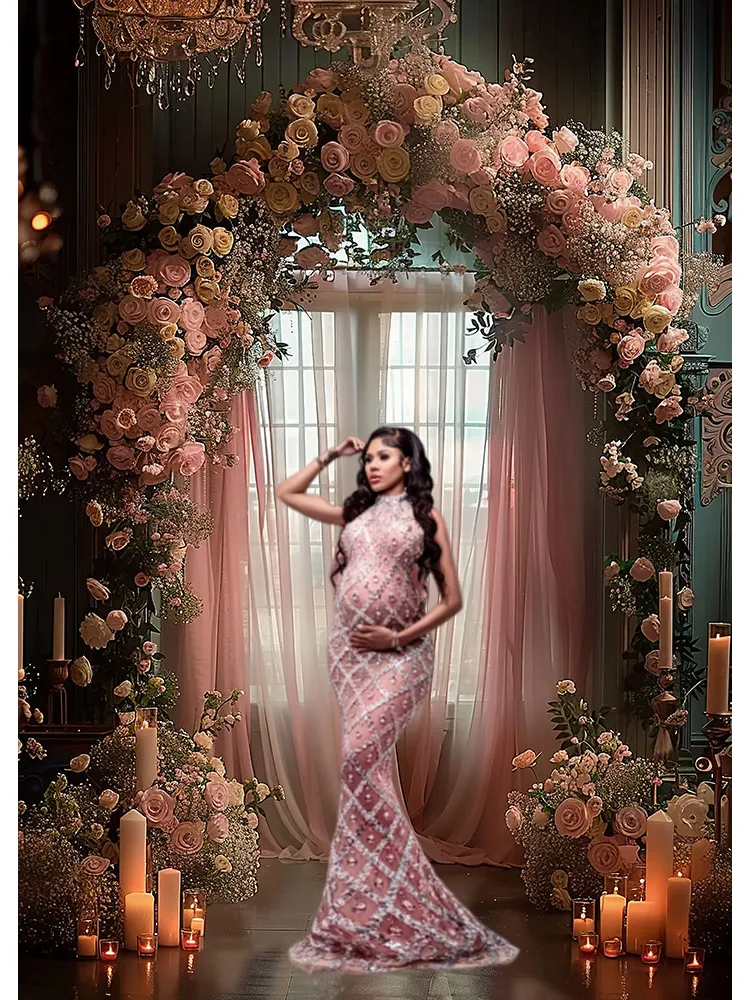 Mocsicka Boho Arch Photography Background Flower... From Ddmywonder ...