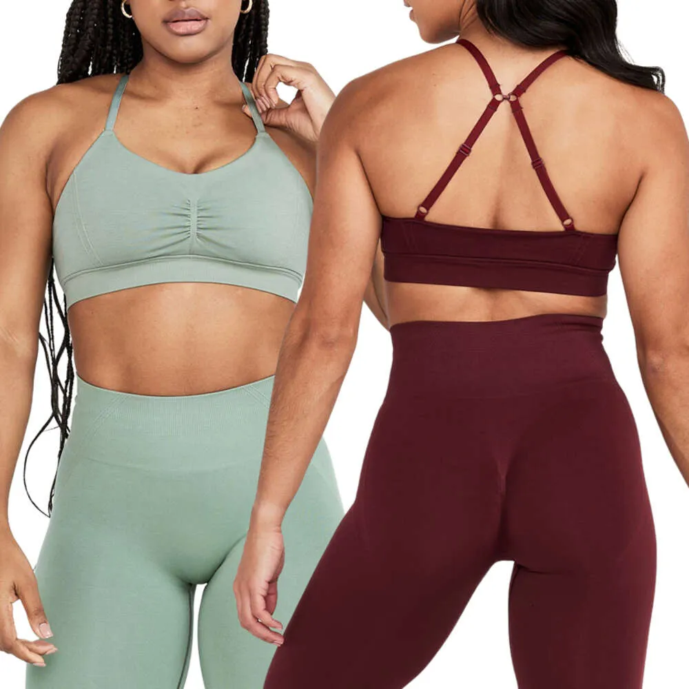 Lu Set Jumpsuit Align Lemon Effortless Seamless Yoga Women Bra High Waist Leggings Fiess Clothing Femme Sportswear Sports Suit 2 Pieces Gym