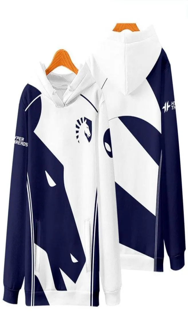 Men039s Hoodies Sweatshirts Team Liquid Esports Uniform Horse Head LolS11 Csgo 2 Hooded Sweater Oversized And Women039s3745690