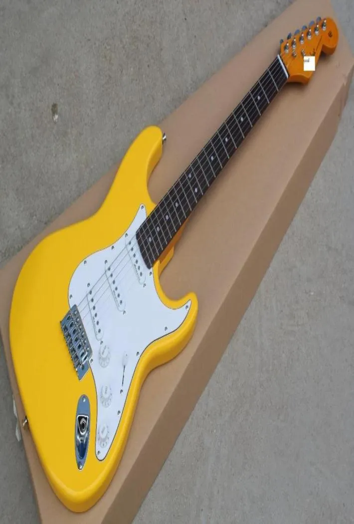 中国カスタムギター新しいイエロークリームセントエレクトリックギター2015 85261164