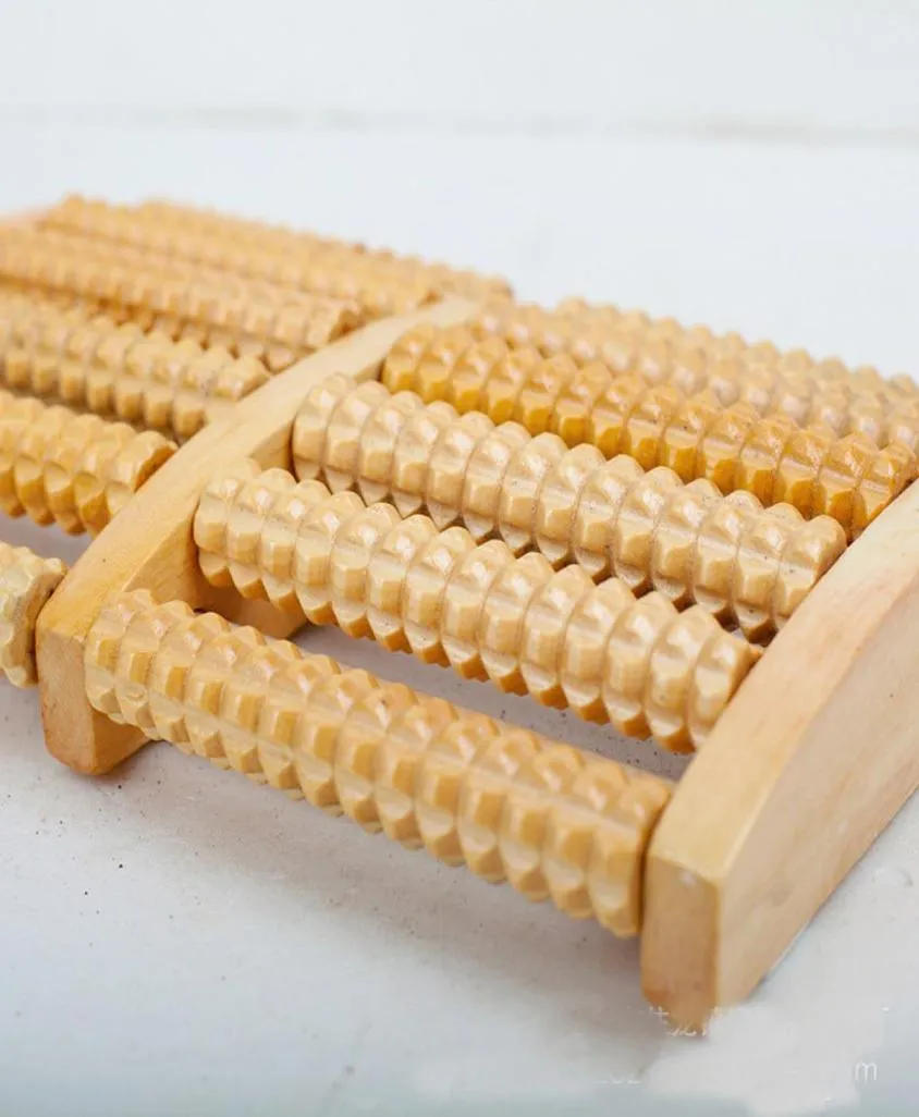 Wooden Foot Massage Roller Massage Feet Plantar Fasciitis Roller Reflexology Massager4010515