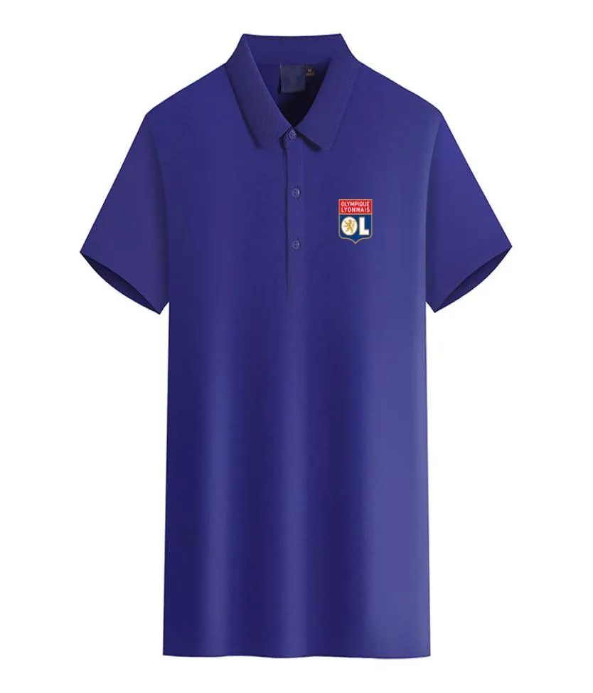 LYONNAIS Football Club Logo Men039s Fashion Golf Polo TShirt Men039s Short Sleeve polo T shirt7872697