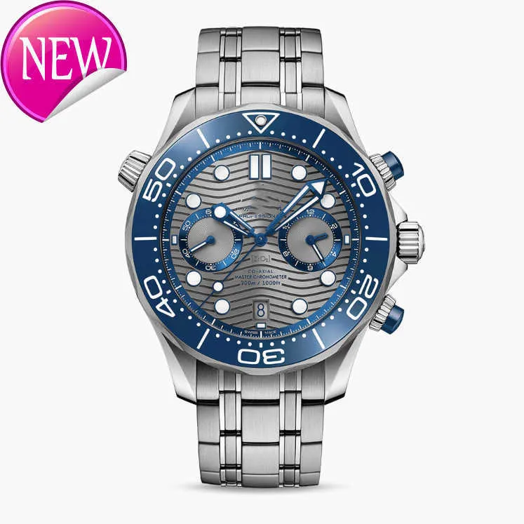 Montres pour hommes 41 mm Bioceramic Planet Full Fonction Quarz Chronograph Watch Luxury Designer Movement Mouvements de haute qualité en édition limitée