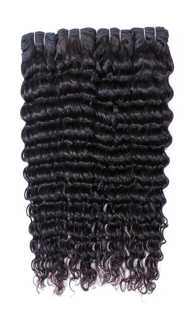 KISSHAIR VIRGIN BRAZILIAN DEEP CURLY VURME HAIR EXTENSINS 4PCSLOT DEEP WAVE Cheap Peruvian Indian Human Hair Weave Bundles6850829