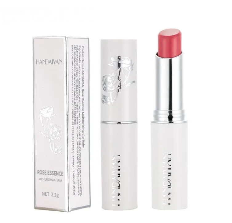 HANDAIYAN LIP BALM ROSE ESSENCE fuktgivande läppstift reparation Lindra torra kapade läppar linjer långlastande makeup läppstift8602051