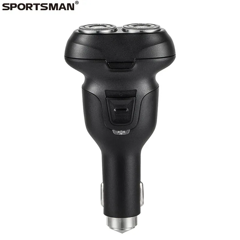 Shaves Sportsman Car Charger Shaver Twin Blade Electric Razor VehicleMouged Safety Hammer Man Shaver Machine 1224V